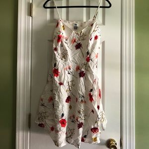 Floral spaghetti strap dress